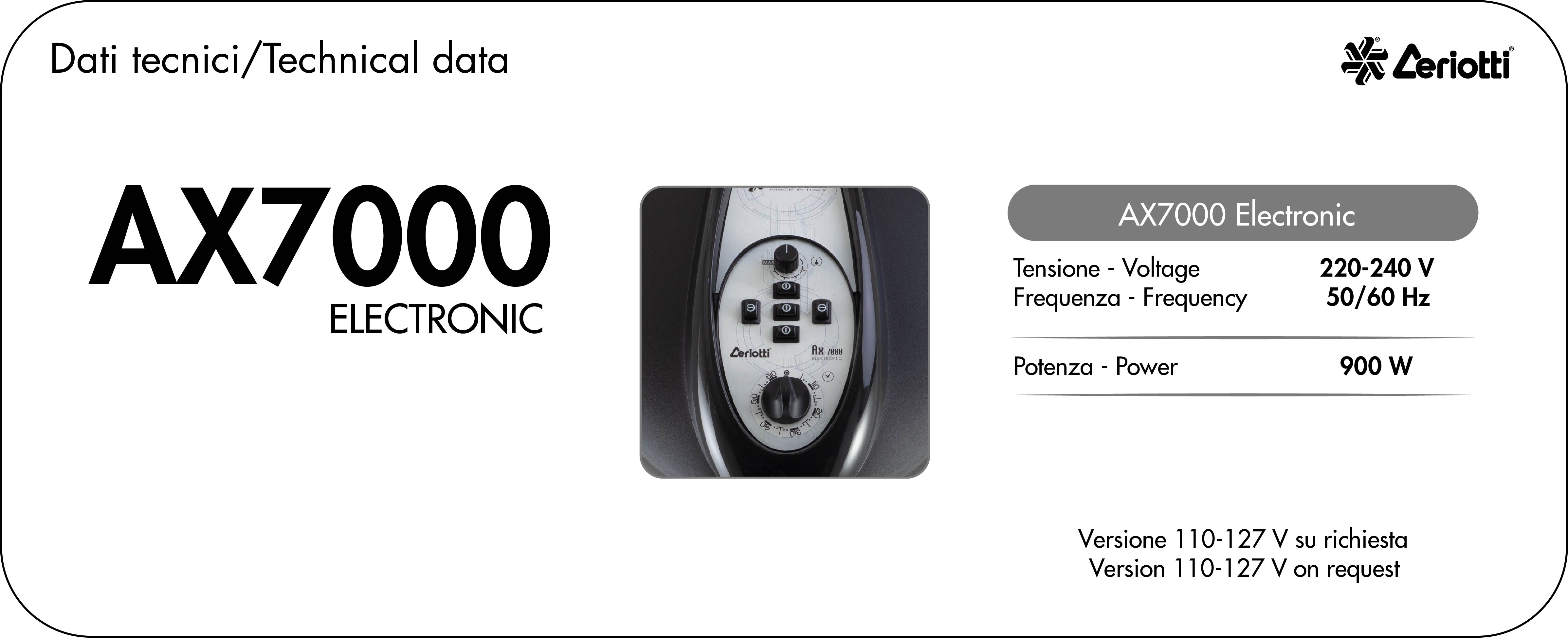 AX7000 ELECTRONIC