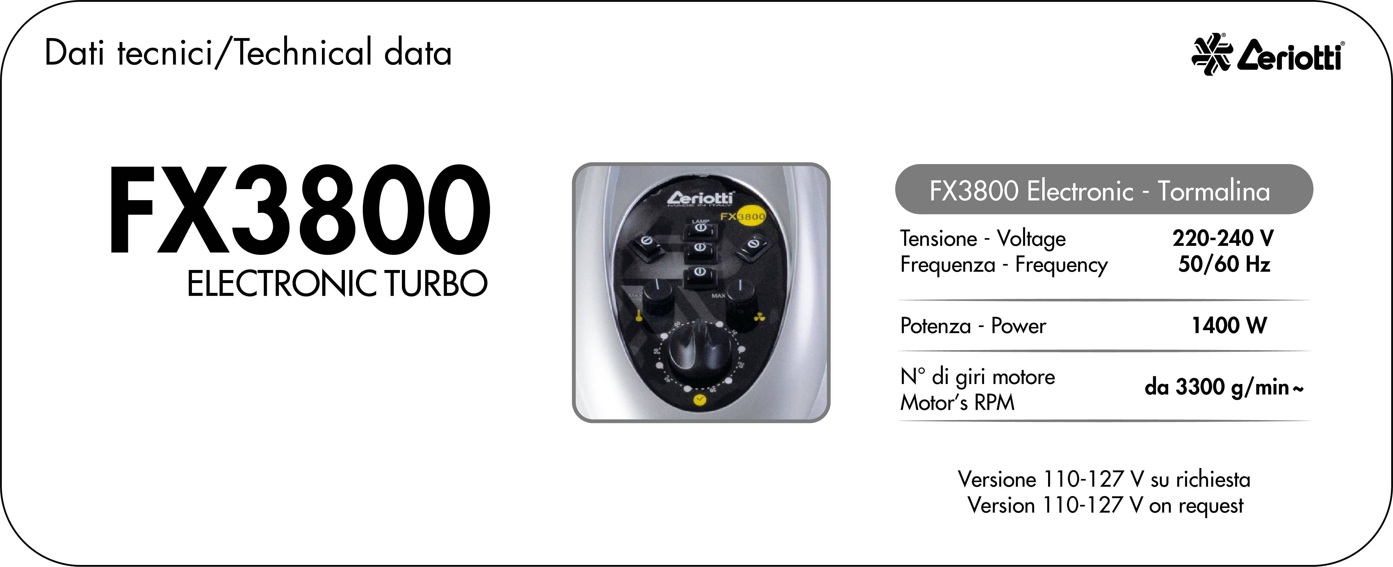 FX3800 ELECTRONIC